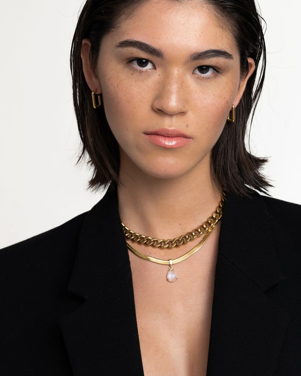 Moonstone Wren Necklace