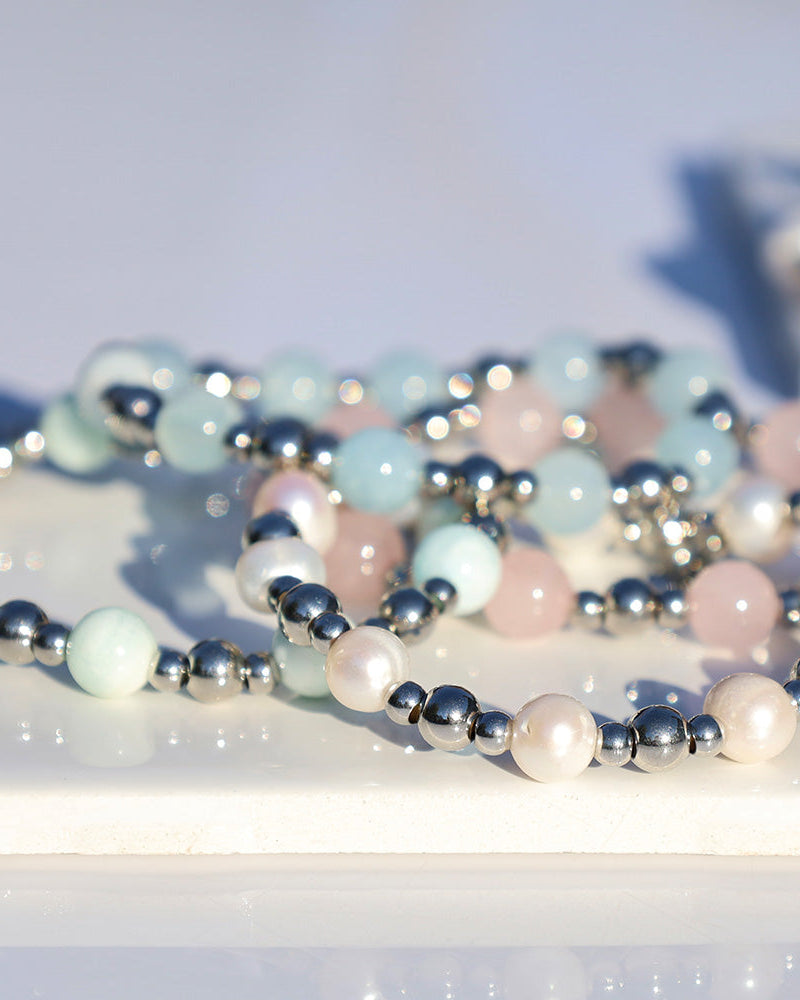 Day by Day Collection- Pearl Gemstone Bracelet