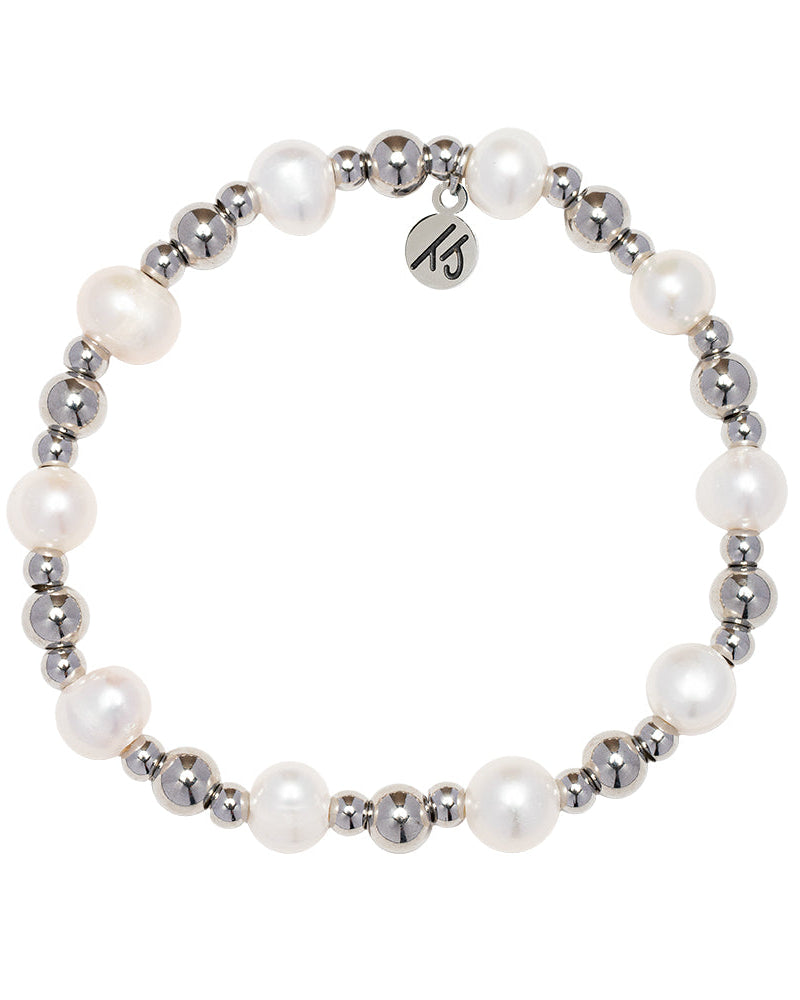 Day by Day Collection- Pearl Gemstone Bracelet
